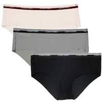 Calvin Klein Women's 3 Pack Hipster Underwear black/gray/pink