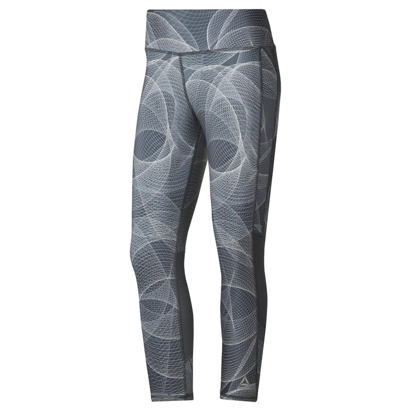 Reebok One Series 3/4 Capri Womens Running Tights - Grey
