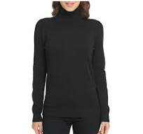 Andrew Marc Women's Turtleneck Heather Granite
