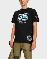 TOMMY JEANS ABSTRACT GLOBE T-SHIRT