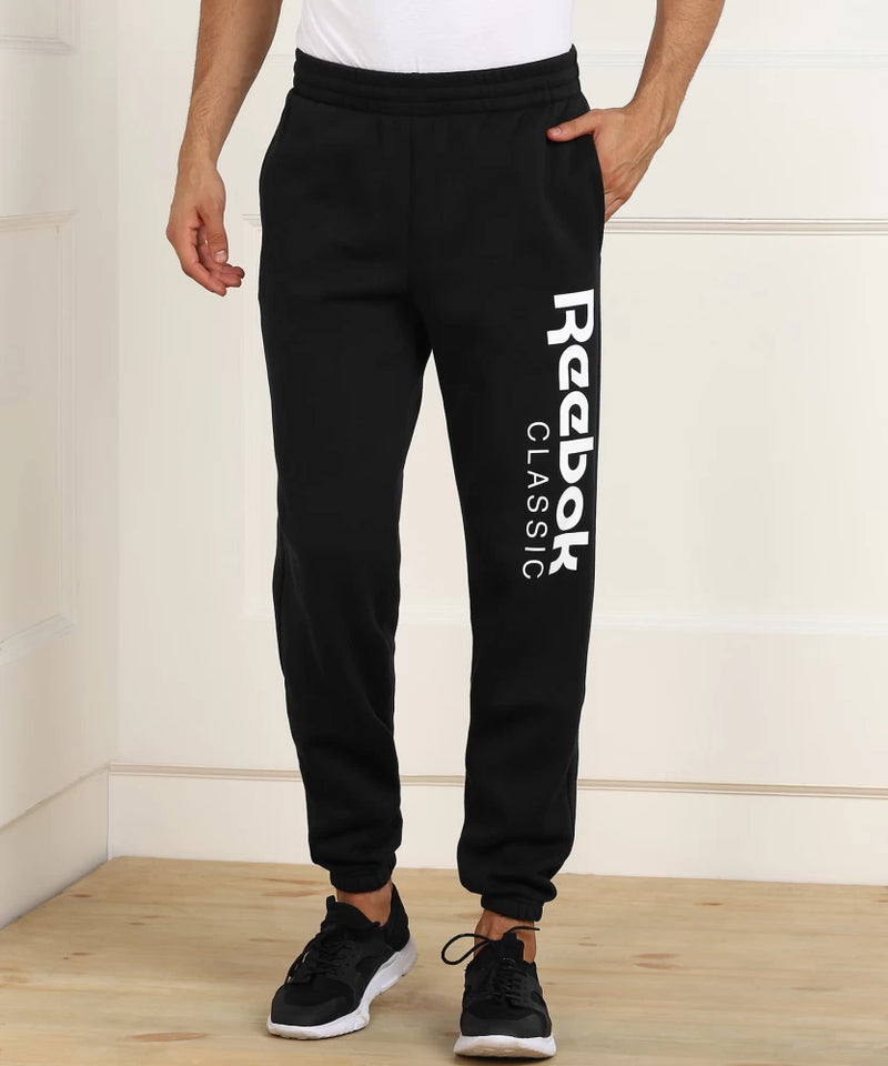 Reebok Men Sweatpants Fleece-Black