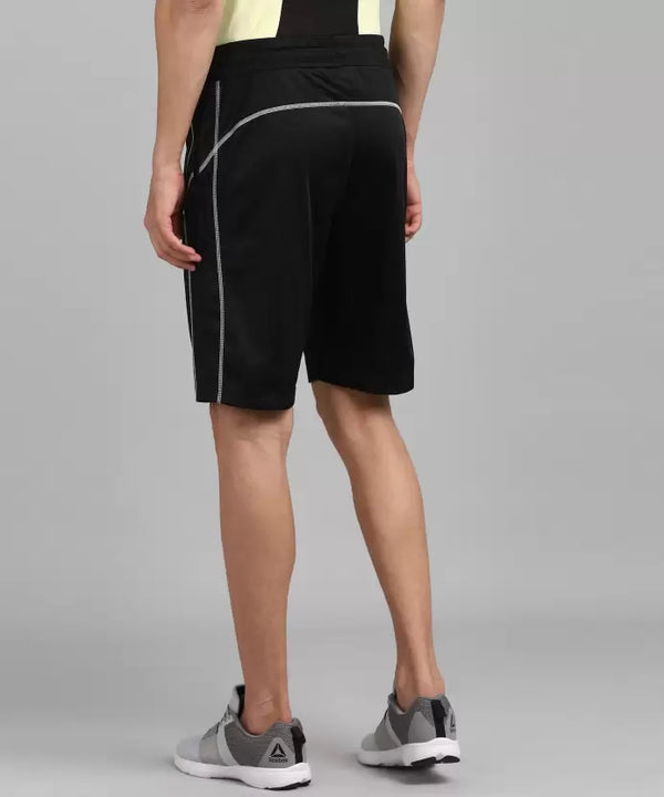 REEBOK  Solid Men Black Sports Shorts