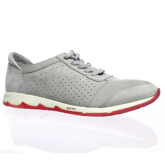 Hush Puppies Womens Cesky Perf Gray Walking Shoes