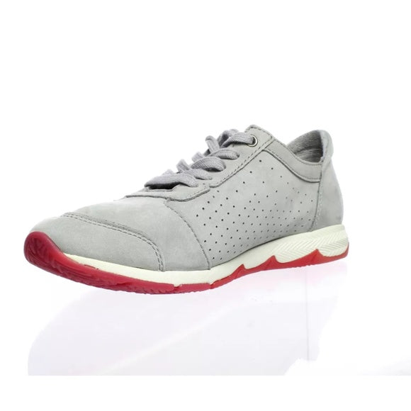 Hush Puppies Womens Cesky Perf Gray Walking Shoes