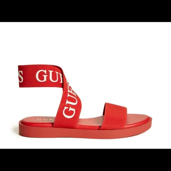 Guess Frankie logo sandal (burgundy)