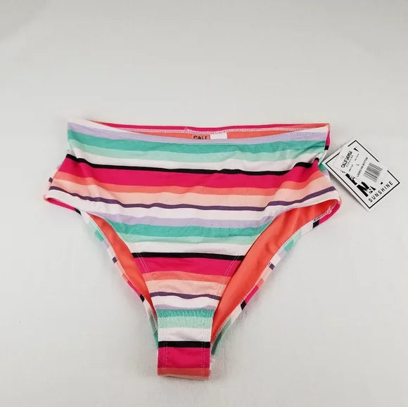 Cole of California Women's Lace Up Bikini PANTY