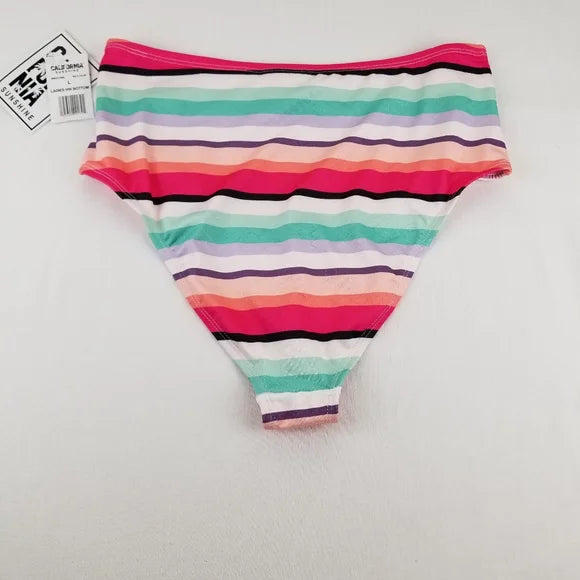 Cole of California Women's Lace Up Bikini PANTY