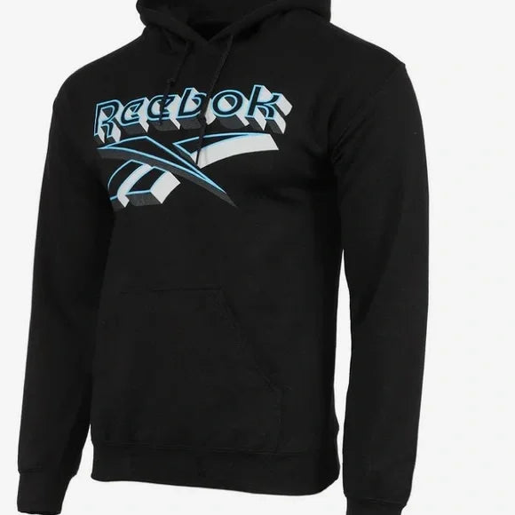 Reebok Men's Stacked Vector Super Soft Pullover Hoodie