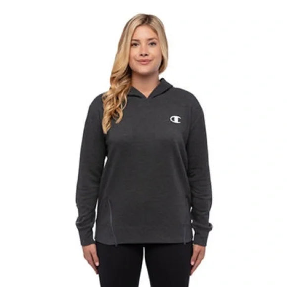 Champion Women's WITH 2-Zip Hoodie Dark gray