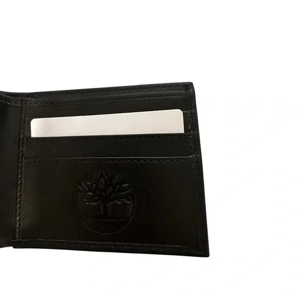 Timberland BROWN Leather Passcase Wallet