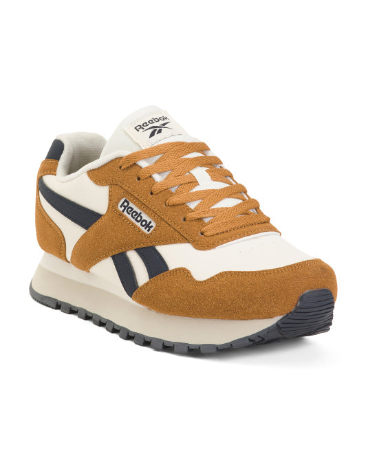 Men's Suede And Leather Harman Double Sneakers