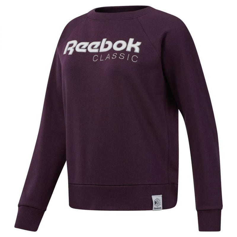 Reebok Kapuzenpullis & Sweatshirts | Classics Big Logo Fleece Crew Urban Violet – Damen