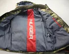 Tommy Hilfiger Men's Green Camo Quilted Puffer Hooded Jacket