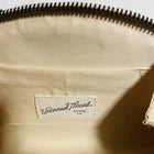 Universal Thread Black & Cream Woven Fabric Half Circle Clutch