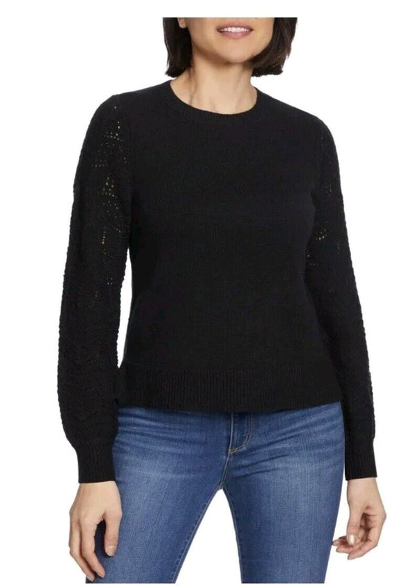 Christian Siriano Pointelle Sweater Soft