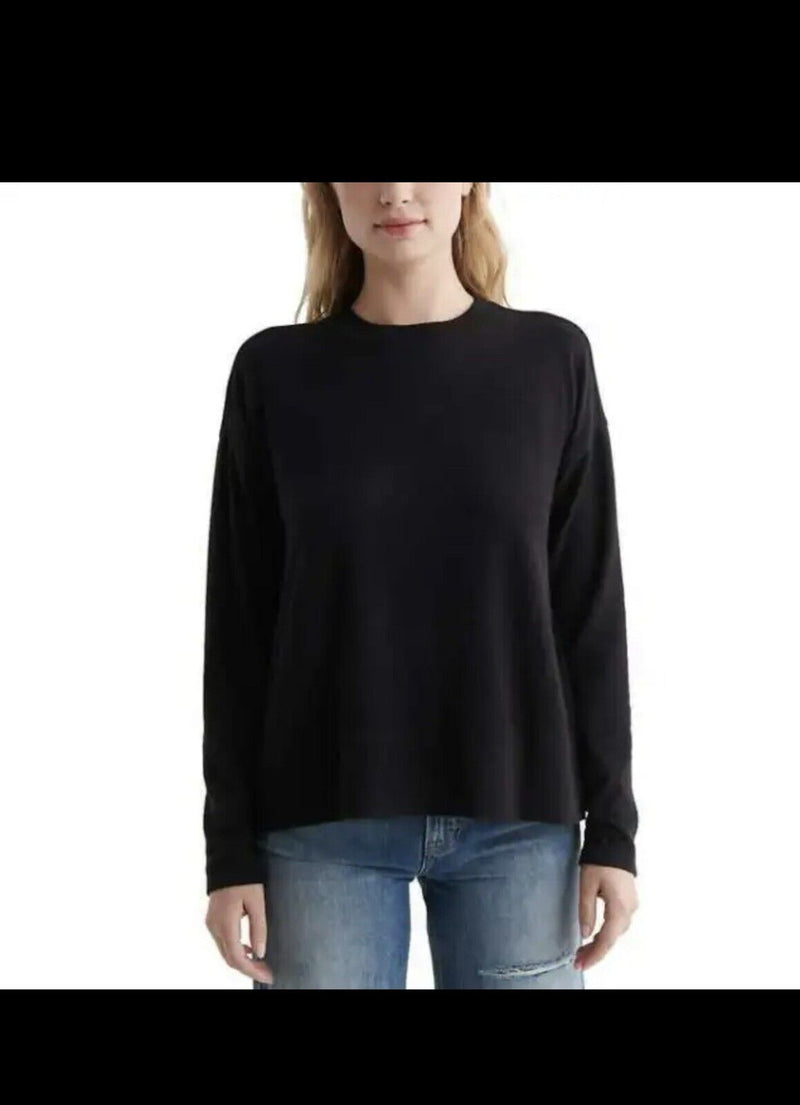 Lucky Brand Women's Long Sleeve Cozy Crewneck Sweater