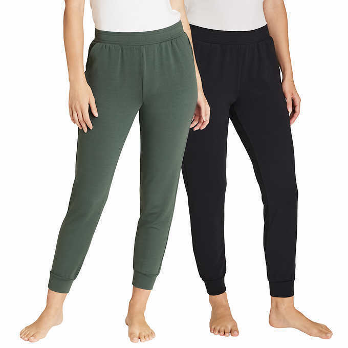 Eddie Bauer Womens 2 Pack Fleece Lounge Joggers