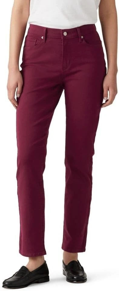 Levi Strauss & Co. Classic Women Mid Rise Stretch Straight Leg
