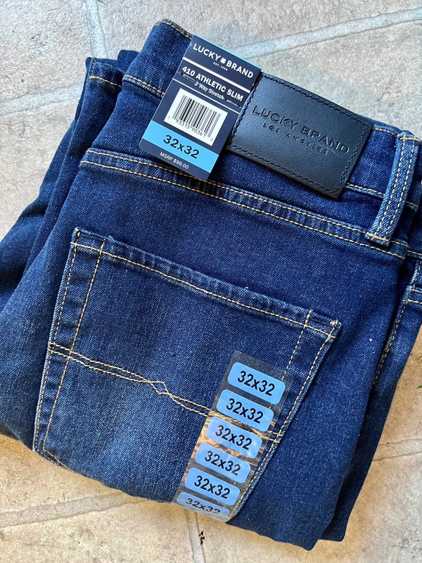 Lucky Brand Men's 410 Athletic Slim Fit 2 Way Stretch Denim Jeans