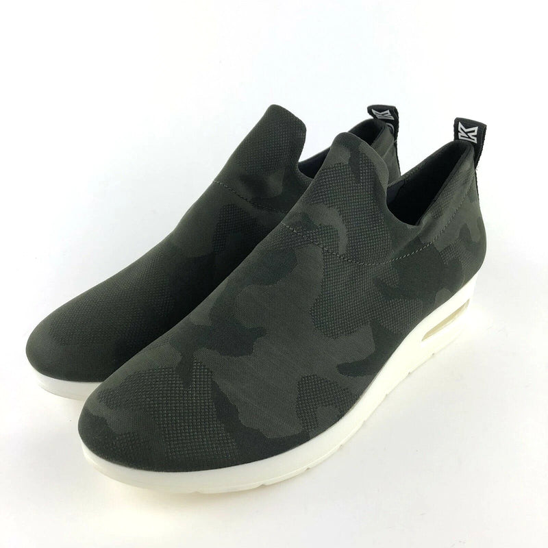 DKNY Women's Angie Low Top Slip-On Wedge Fashion Sneakers (Camo Green)
