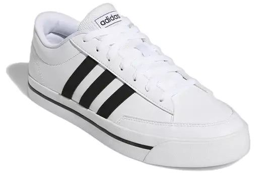 Adidas Athletic Sneaker Shoes White Black Mens