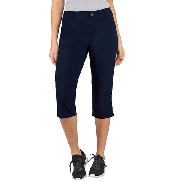 KHOMBU Women Capris Lightweight Hiking Trek Cropped Pants