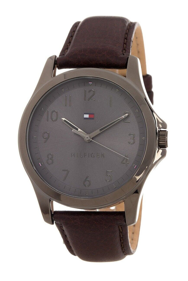Tommy Hilfiger Men's The Essentials Leather Strap Watch 45mm 1791522