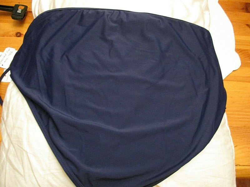 Island Soul Curves Bikini Tankini Bottom Lace Up Sides Stretch Deep Navy