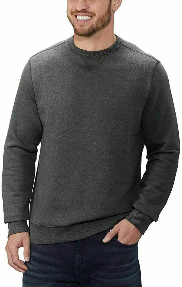 G.H. Bass & Co. Men's Sweatshirt Crew-Gray