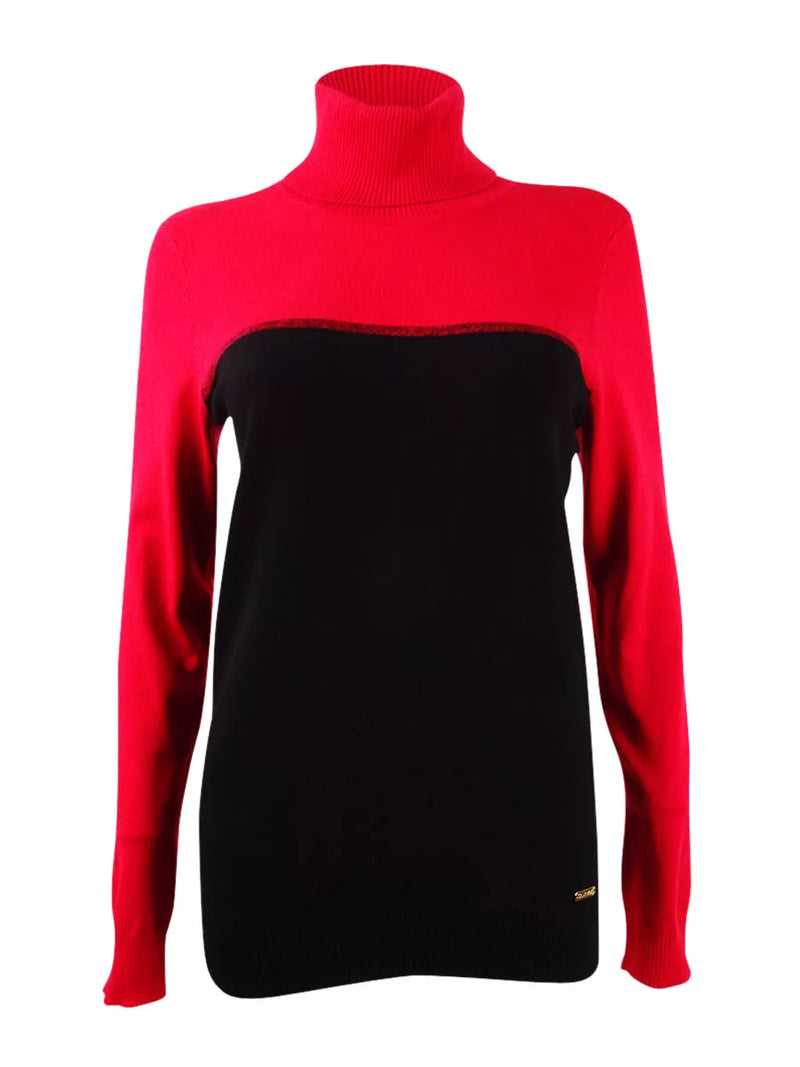 Calvin Klein Women's Colorblocked Turtleneck Sweater