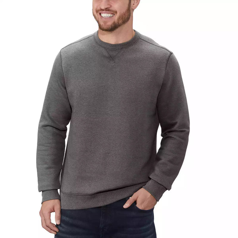 G.H. Bass & Co. Men's Sweatshirt Crew GRAY