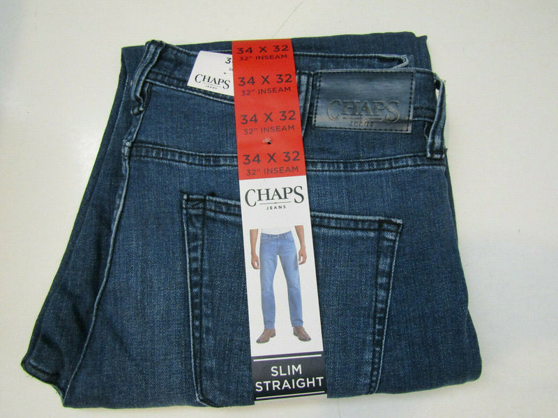 Chaps Medium Wash Slim Straight Jeans