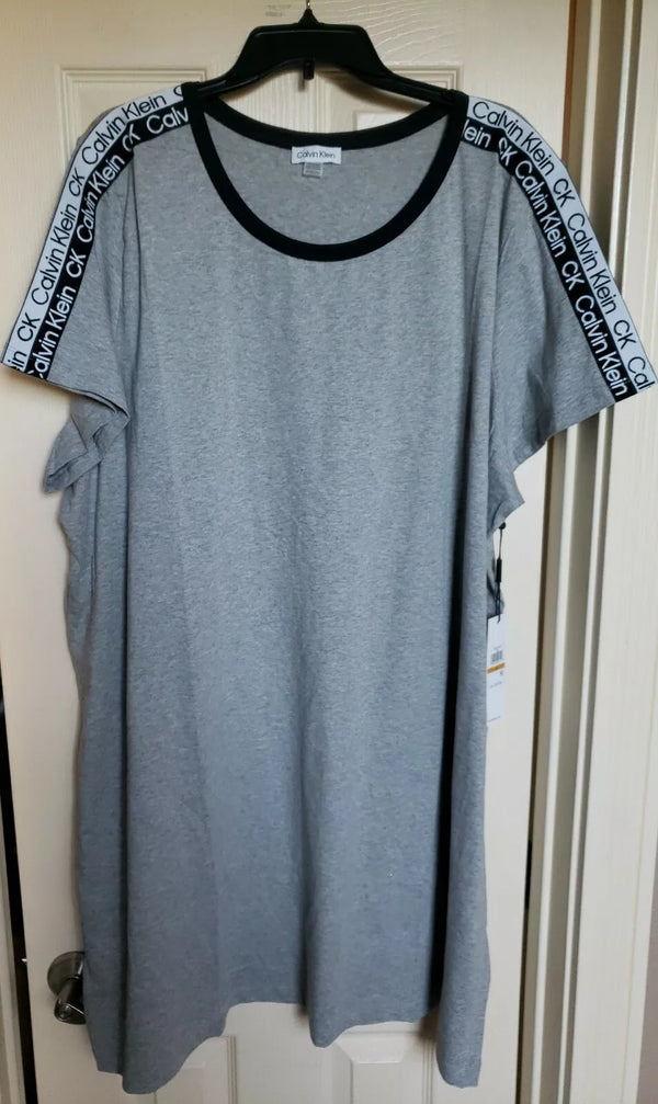 Calvin Klein tee shirt dress short sleeve scoop neck