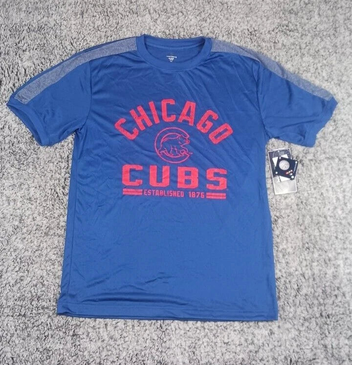 True Fans Chicago Cubs Shirt True Fans Soccer Style Active Wear Men's