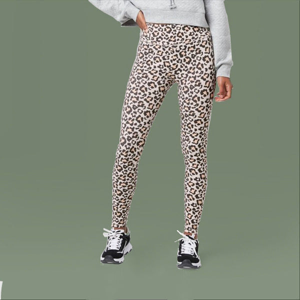 Wild Fable Womens High-Rise Legging Animal Print Cotton/Spandex Leopard Spot