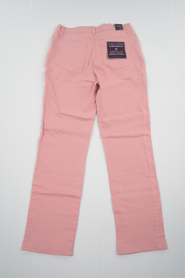 Gloria Vanderbilt Women's Average Amanda Jeans KB8 Coral Essence Pink Size :8