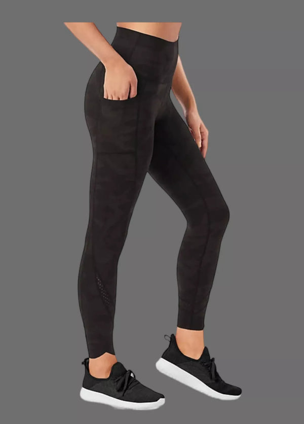 Member's Mark Ladies Zen High Rise Ankle Legging Perforated Fashion