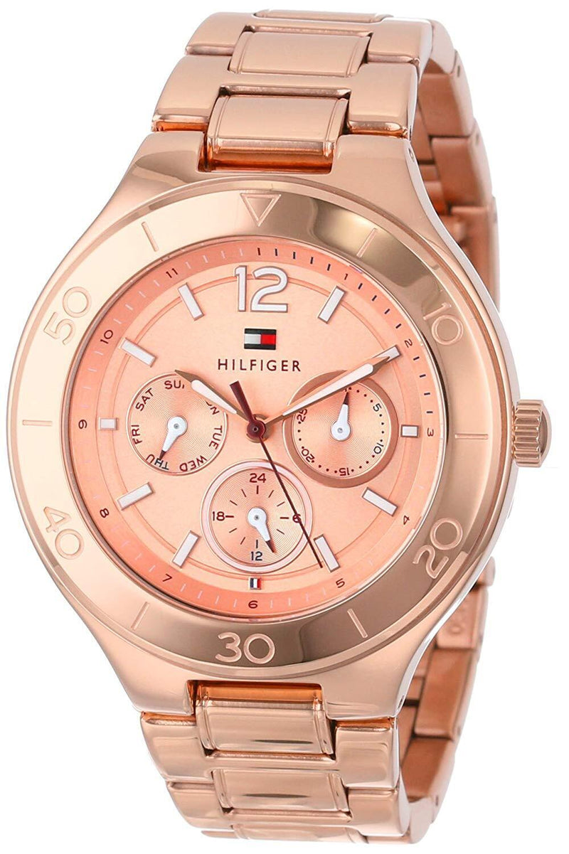 Tommy Hilfiger Multi-Function 1781333 Women's Rose Gold Luxury Multi-Eye Watch