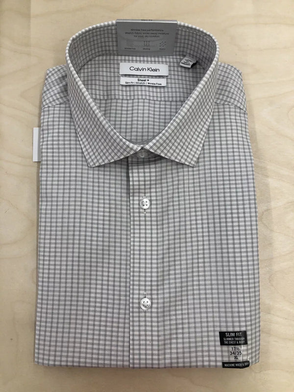 Calvin Klein Slim Fit Stretch Wrinkle Free Dress Shirt Mauve
