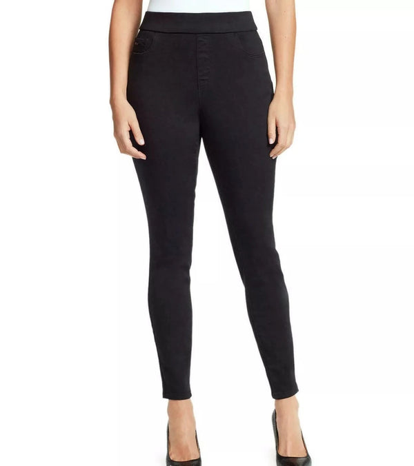 Nine West Women’s Heidi Skinny Pants Black Pull-On Stretch