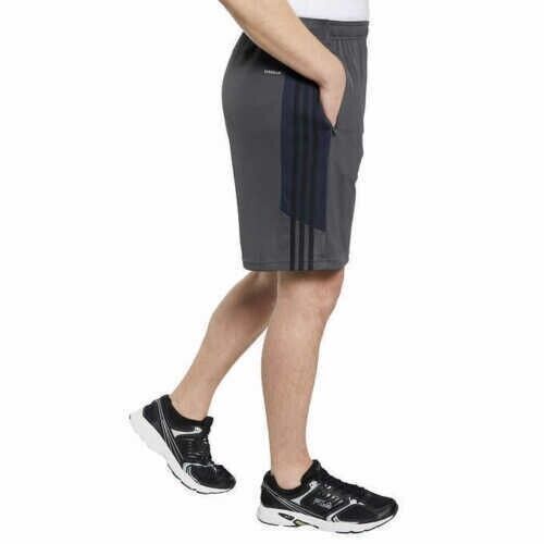 Adidas Men’s Active Gray Shorts with Zipper Pockets , Gray ,