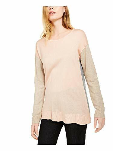 Calvin Klein Womens Colorblock Crewneck Sweater