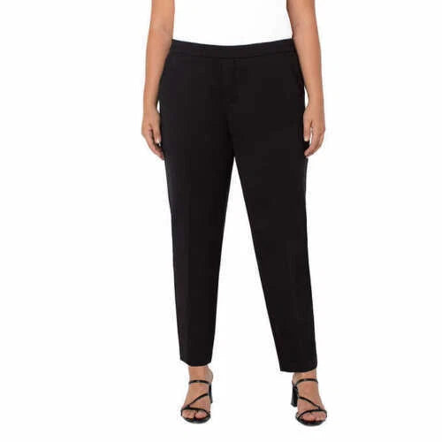 LVPL Liverpool Women' Knit Trouser Dress Pants (Black)