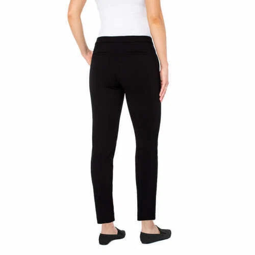 LVPL Liverpool Women' Knit Trouser Dress Pants (Black)