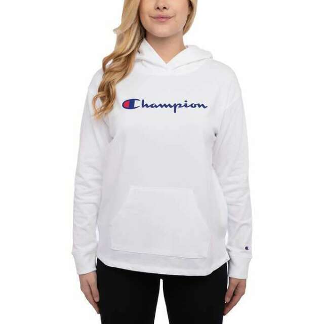 Champion Women's Cotton Logo Hoodie