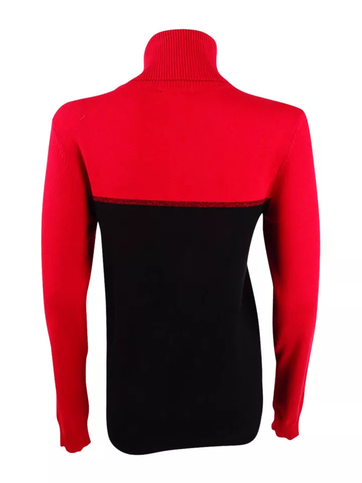 Calvin Klein Women's Colorblocked Turtleneck Sweater