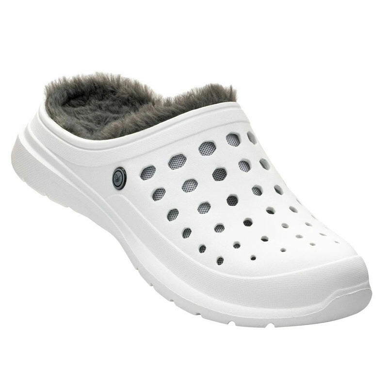 Joybees Women's Faux Fur Lined Comfort Slip On Clog