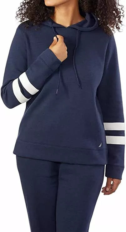 Nautica Women's Fleece Classic Super soft Hoodie