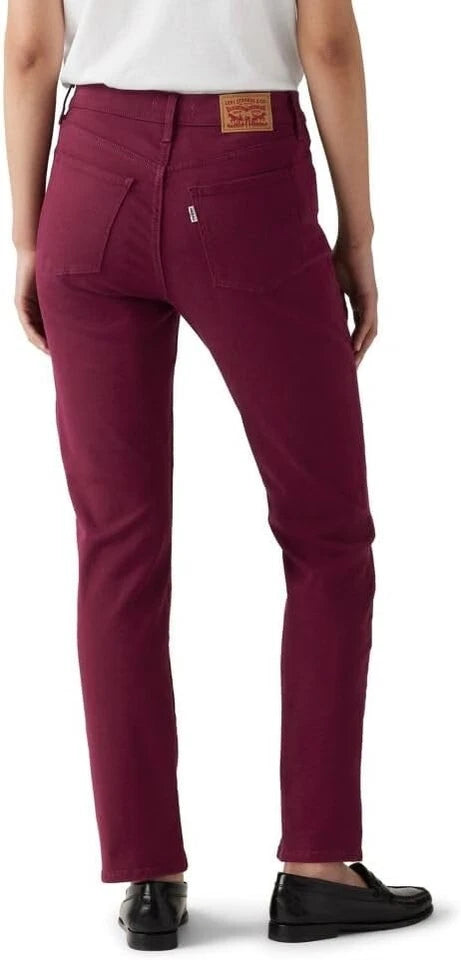 Levi Strauss & Co. Classic Women Mid Rise Stretch Straight Leg