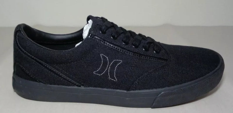 Hurley  M ARLO LACE Black Canvas Sneakers New Men's Shoes